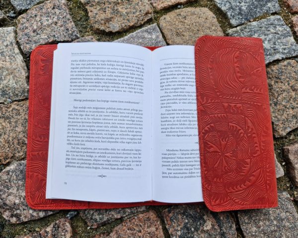 Grāmatu vāks sarkans putni