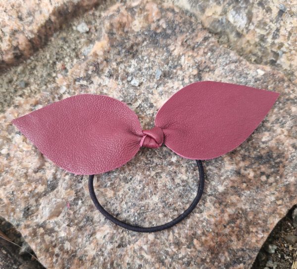 Liela matu gumija ar banti bordo